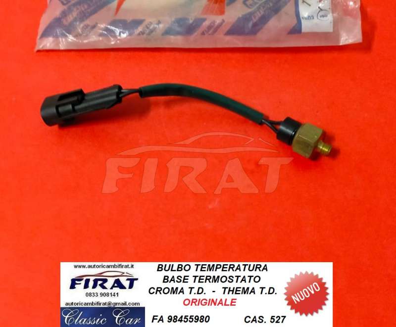 BULBO TEMPERATURA BASE TERMOSTATO FIAT CROMA - THEMA (98455980)